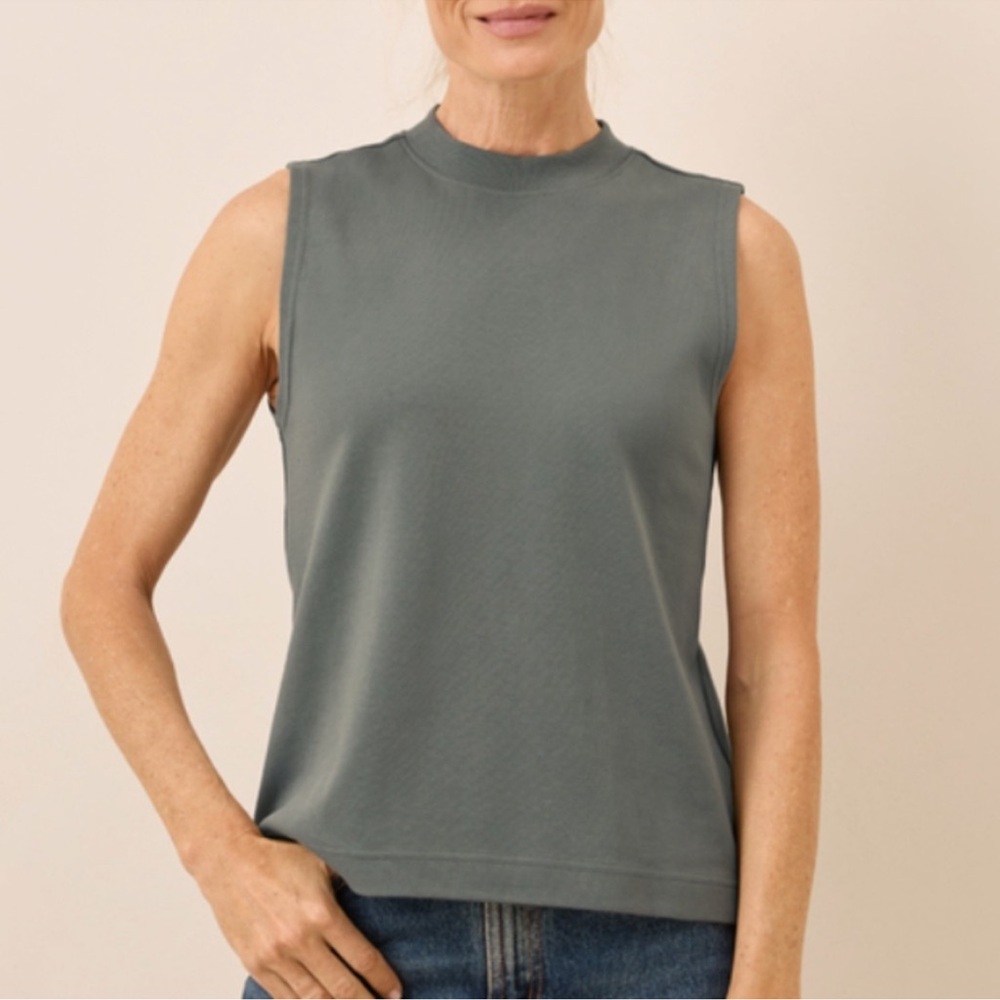 Pact Airplane shell tank Sleeveless Castor Green XXL NEW